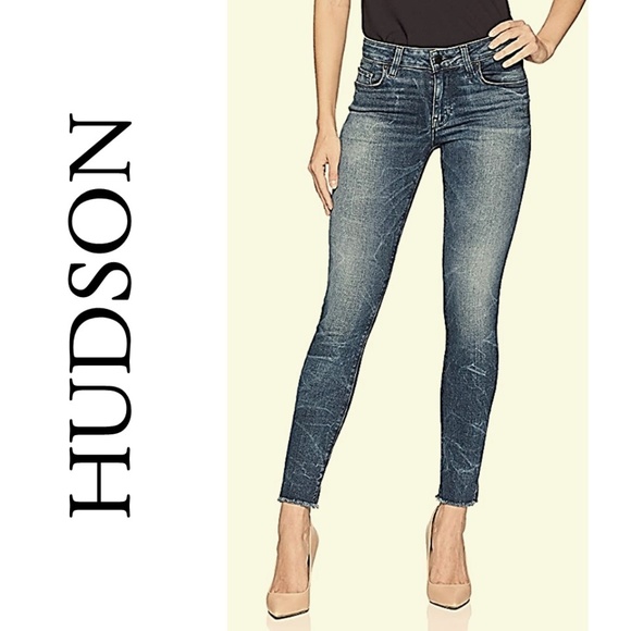hudson krista super skinny raw hem